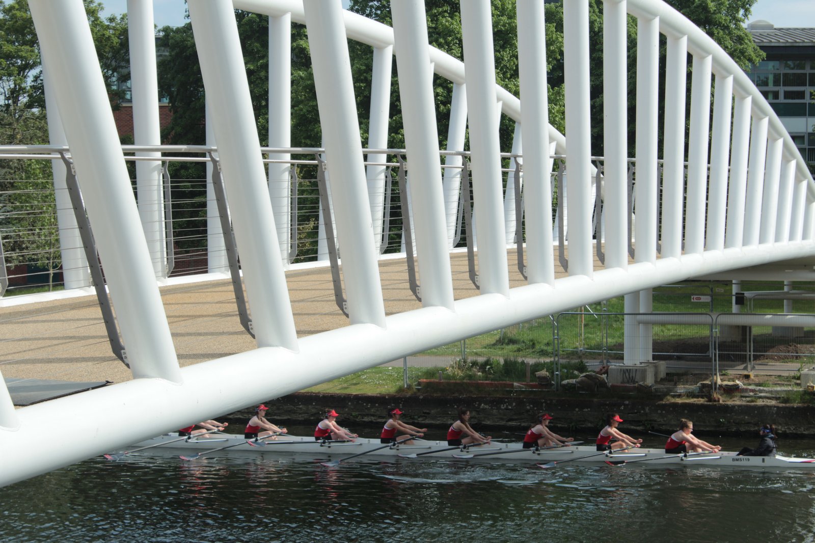 Bow String Truss Footbridge